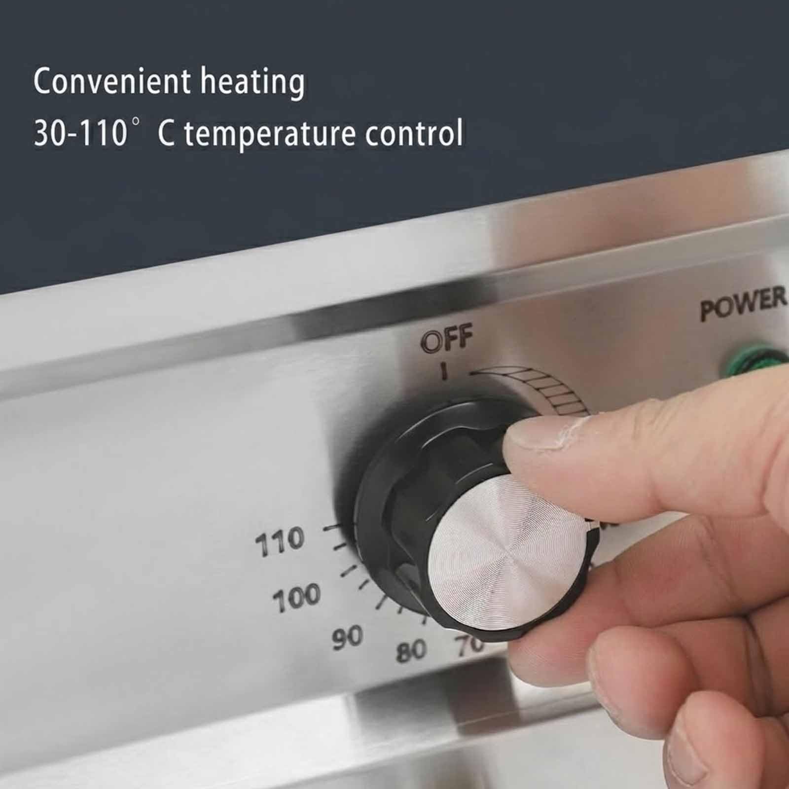 Cuocipapa Professionale A 2 Fori, Bollitore Elettrico Per Pasta Da 2,5 Kw Con 2 Cestelli, Controllo Preciso Della Temperatura Da 30 A 110 °c, Ideale Per Ristoranti E Mense.