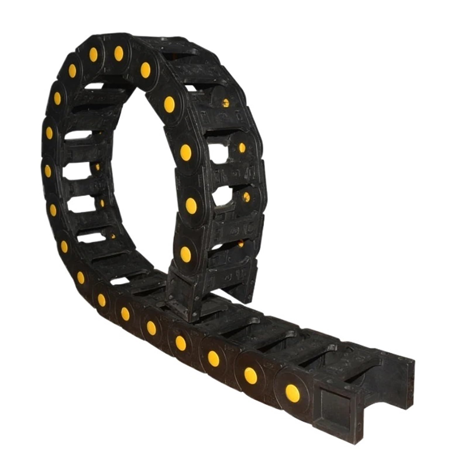 Chaîne porte-câbles plastique type pont 25 mm 103 mm avec connecteurs - 2