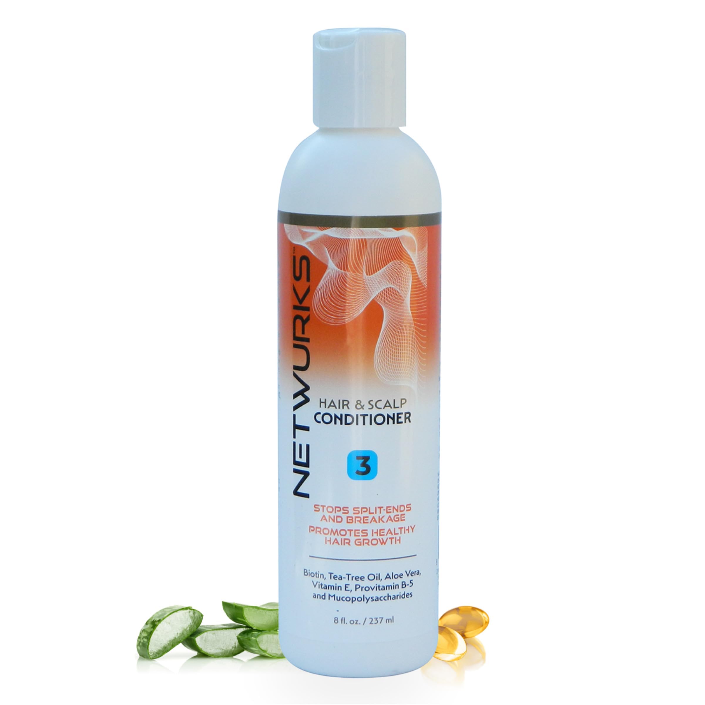 Hair & Scalp Conditioner | Moisturizes, Hydrates, & Detangles Hair | Provides Shine & Volume | 8 Oz