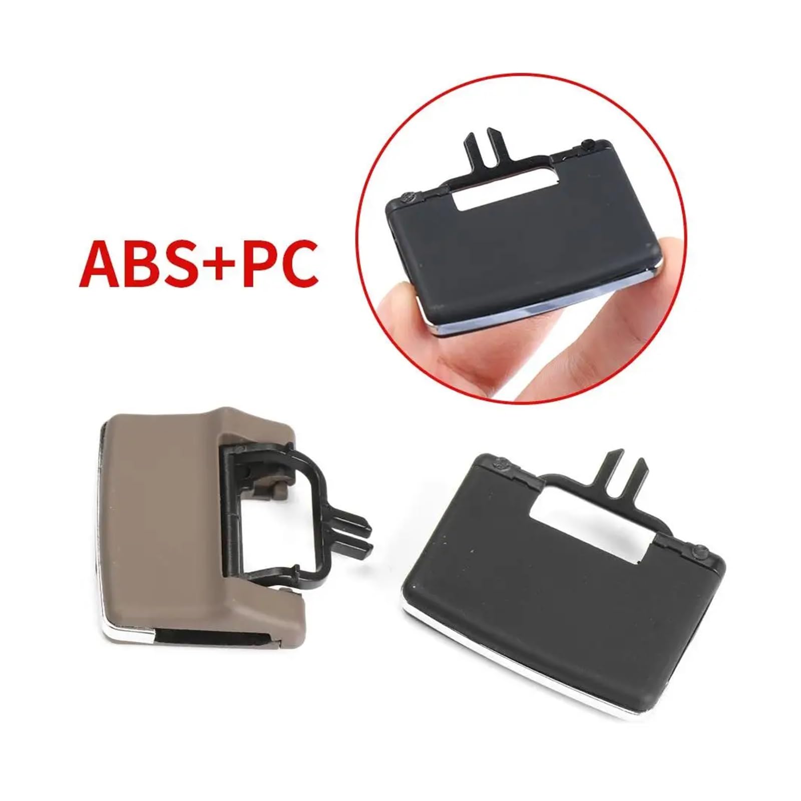 Zestaw naprawczy zaczepu kratki nawiewu klimatyzacji, pasuje do Mercedesa benz, W164 X164 ML GL klips do kratki klimatyzacji(Black 1pc)