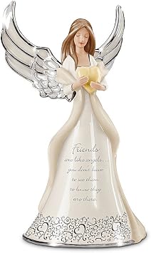 The Bradford Exchange Friends are Like Angels Musical Figurine Gift