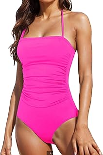 Bikini de encaje para mujer, traje de baño, para mujer, traje de baño, sin tirantes para mujer, traje de baño, pantalones cortos, color caqui