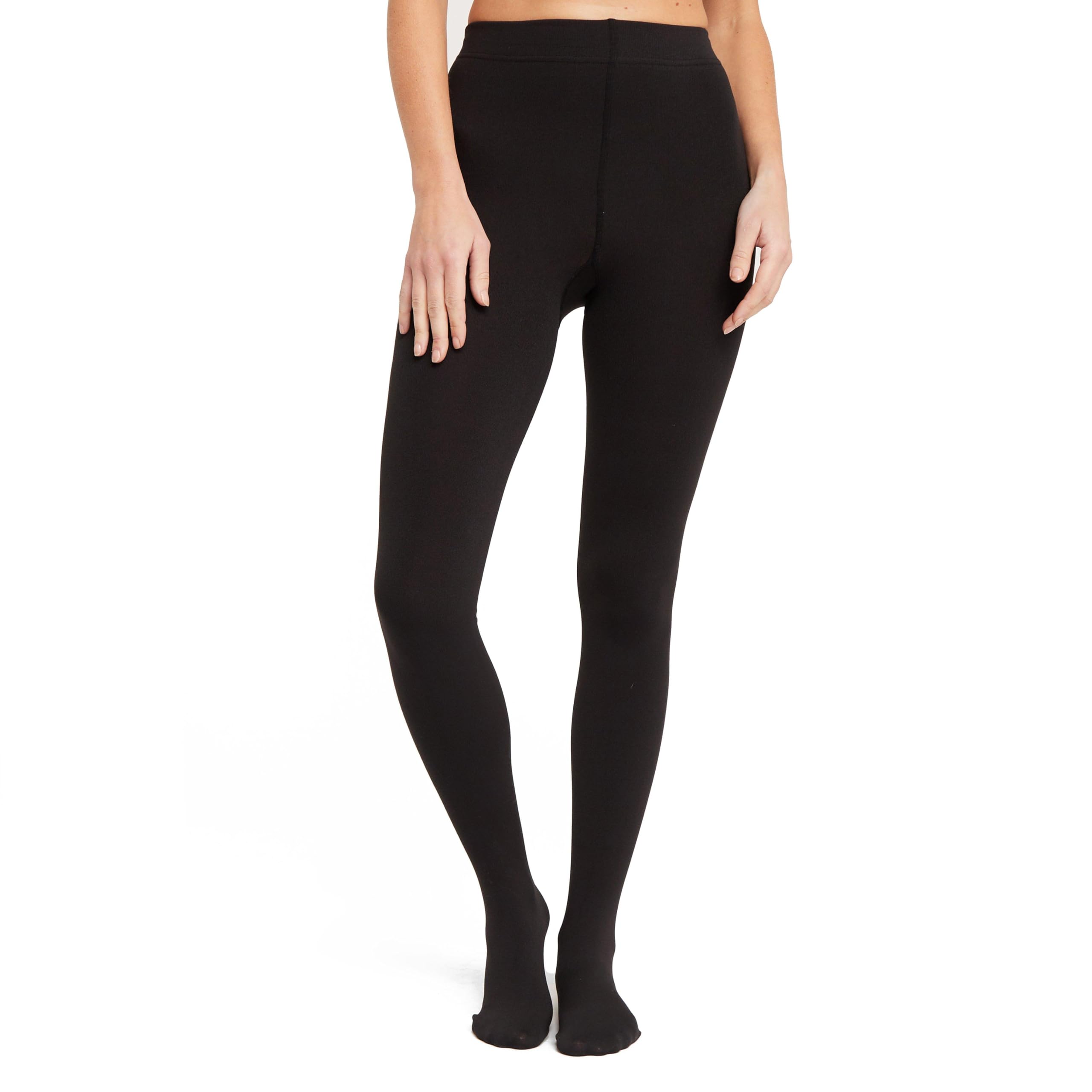 Peter Storm Women’s Thermal Tights with Insulating Inner, Stretchy and Comfortable Tights for Women, Ideal for Layering (UK, Alpha, L, Regular, Regular, Black)
