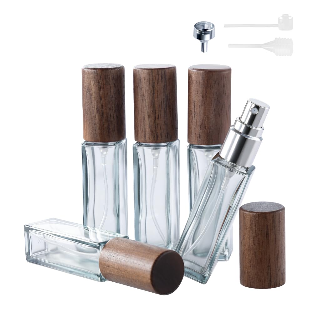 Perfume Atomizer, Refillable Spray Perfume Bottles 5pcs 0.3oz/10ml