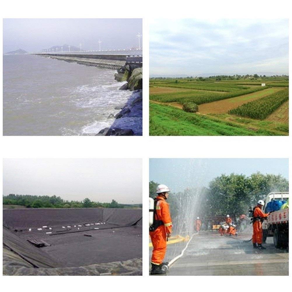Contenitore per acqua pieghevole, resistente alla siccità ad alta capacità sacchetto di immagazzinaggio dell'acqua per irrigazione agricola personalizzabile (Colore: blu, Dimensioni: 1000L/2x1x0.5M)