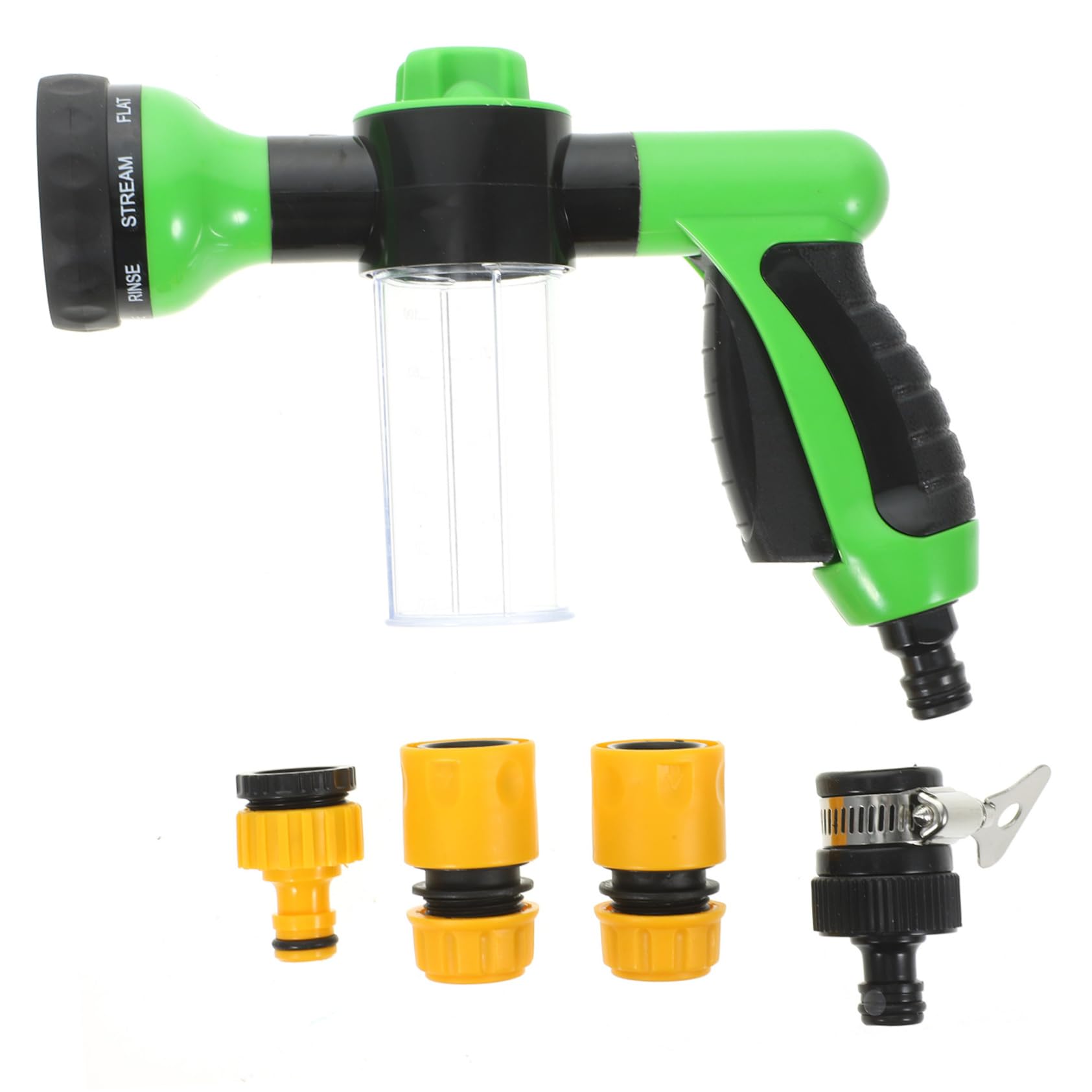 Generic 1Set Garden Hose Nozzle Sprayer Attachment for Dogs Multifunctional Pet Washing Shower Tool with Flow Connectors for Different for Dog Bathing Gardening