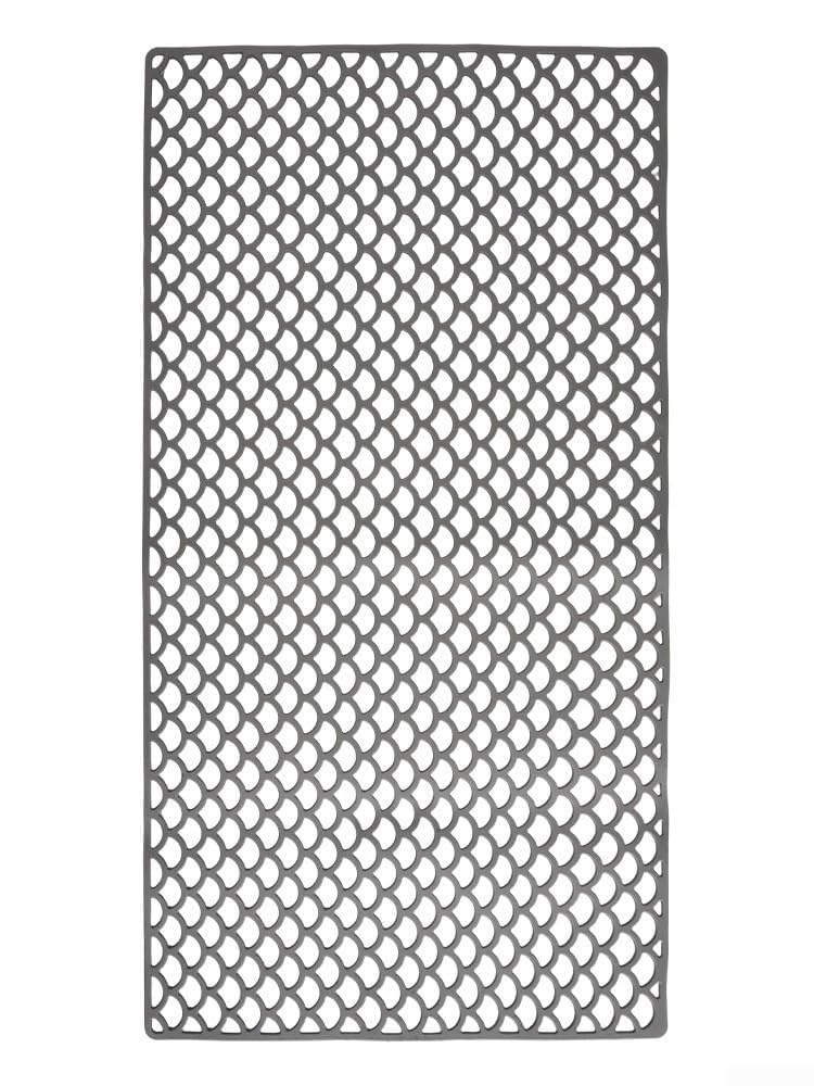Extra Lar Sile Küchenspüle-Schutzmatte, 76 x 40 cm, hitzebeständig, rutschfest, schneidbar, Abtropfmatte, perfekt für graues Spülbeckenzubehör