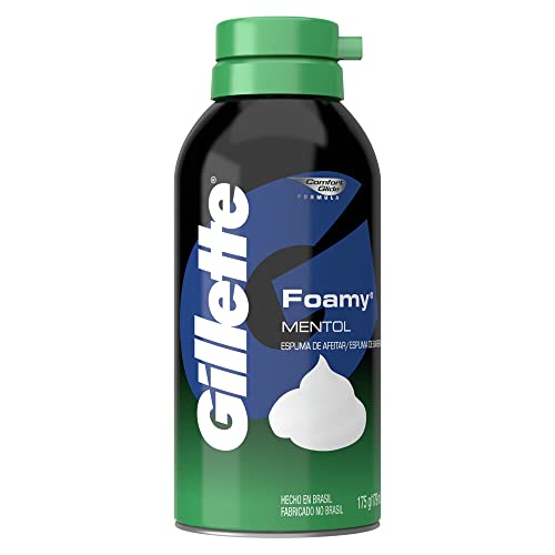 Espuma de Barbear Gillette Foamy Mentol 175g