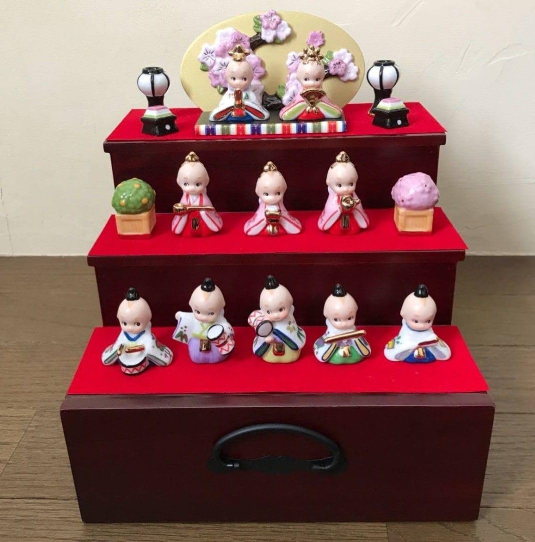 ローズオニールキューピーおひなさま3段飾り 雛人形ひな祭り女の子節句
