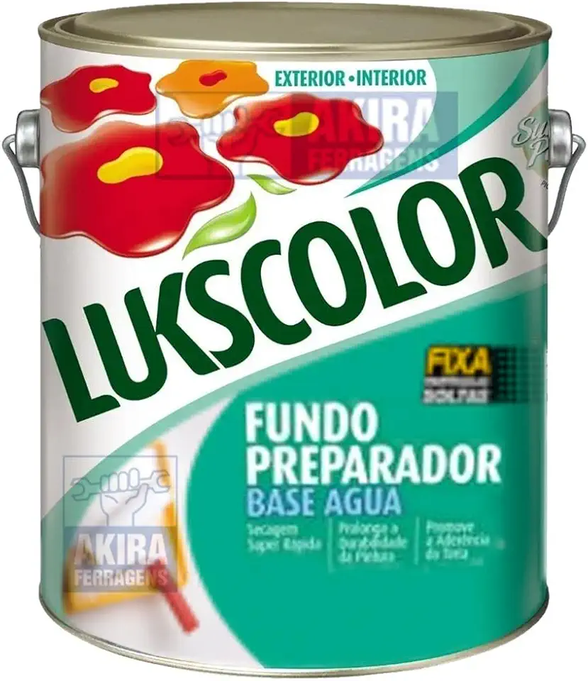 Fundo Preparador Parede Base Água Lukscolor 3,6l