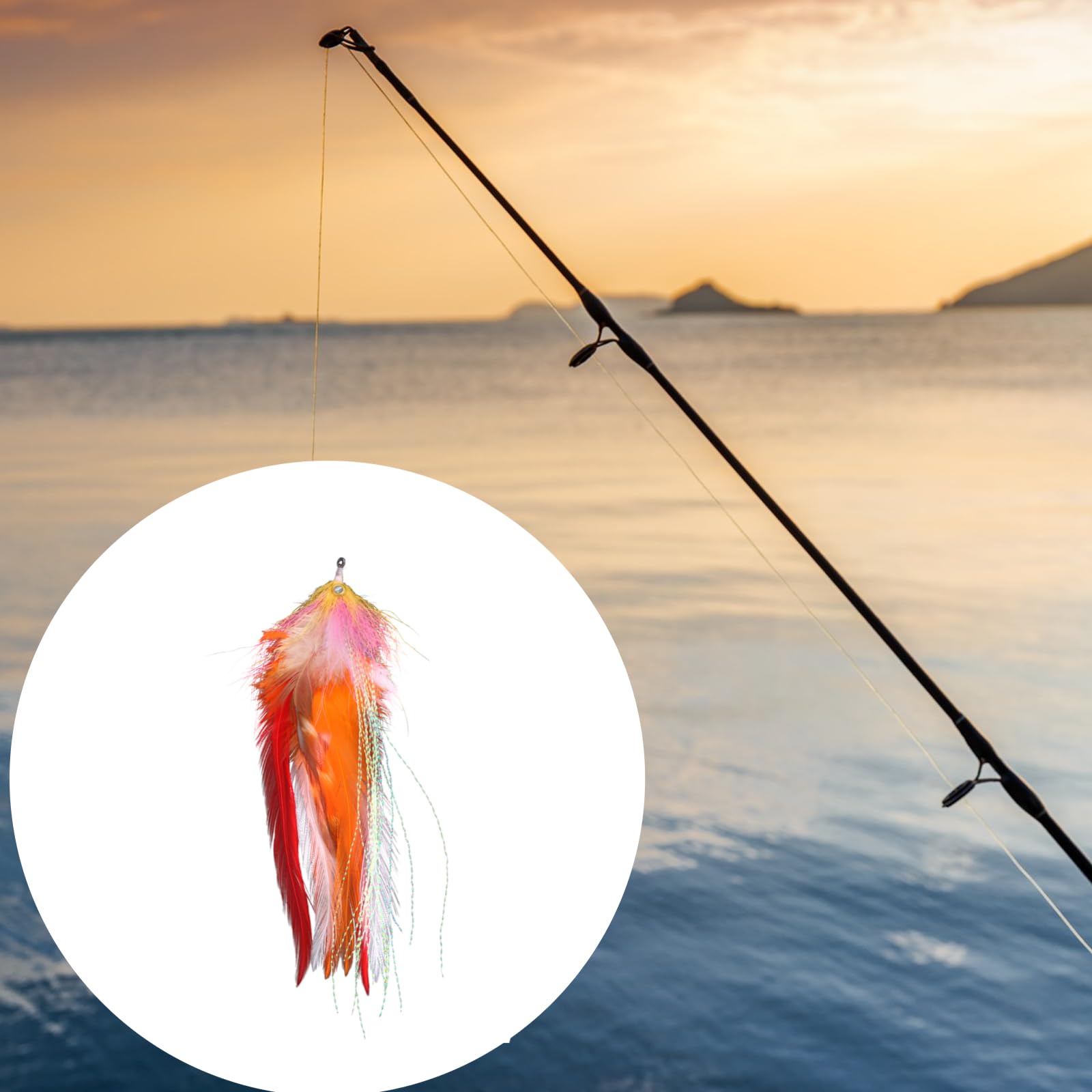 Sharplace 14cm Fliegenfischen Köder, Carbon Haken Fry Lachs Forelle Meer Barsch Steelhead Elritze Hecht Fliegenfischen Fliegen, Top Water Angelköder für Süßwasser, Salzwasser, Angeln Zubehör