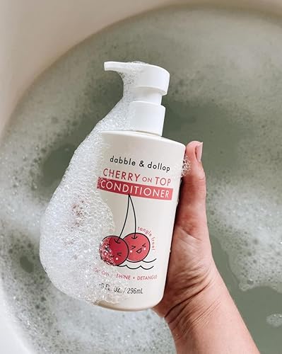 Miniatura 3 de Dabble  Dollop Cherry on Top acondicionador  Brillo natural y desenredante para niños 100 hecho en Estados Unidos sin parabenos ni sulfatos vegano
