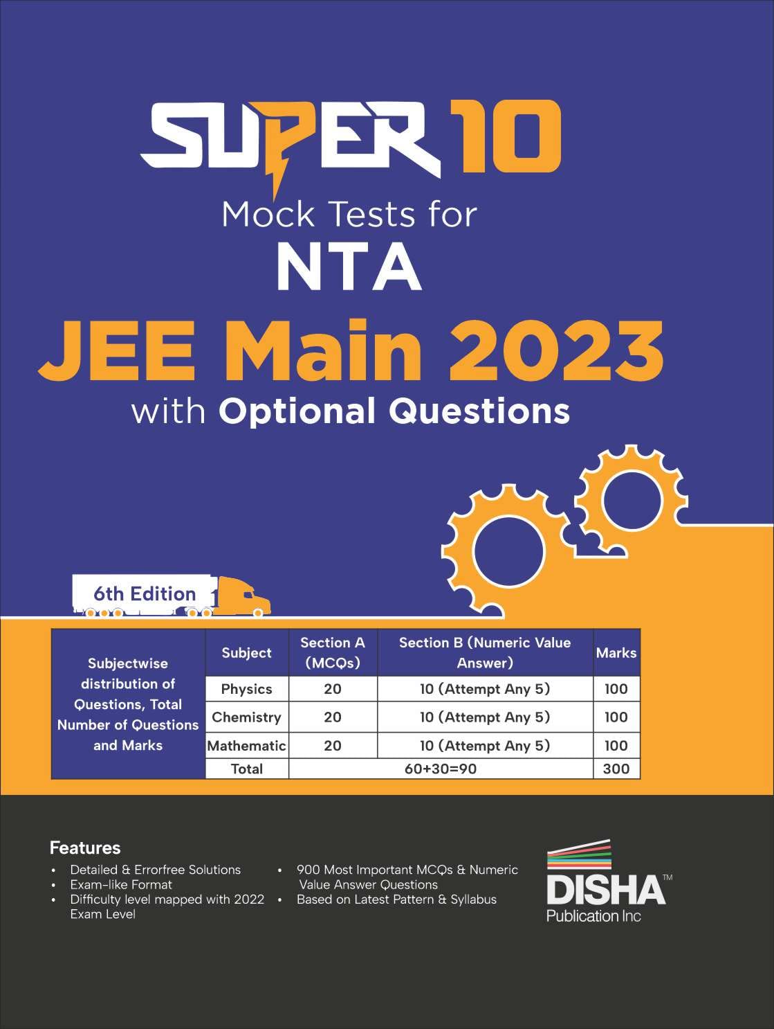 Buy Super 10 Mock Tests for NTA JEE Main 2023 with Optional Questions ...