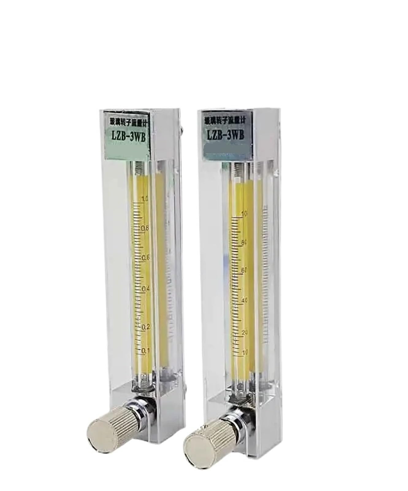 LZB -4/6/10WBF, medidor de caudal de vidrio for líquidos de acero inoxidable SS304, débilmente ácidos y salados, anticorrosión y antioxidación.(4BF 25-250ml Pmin)
