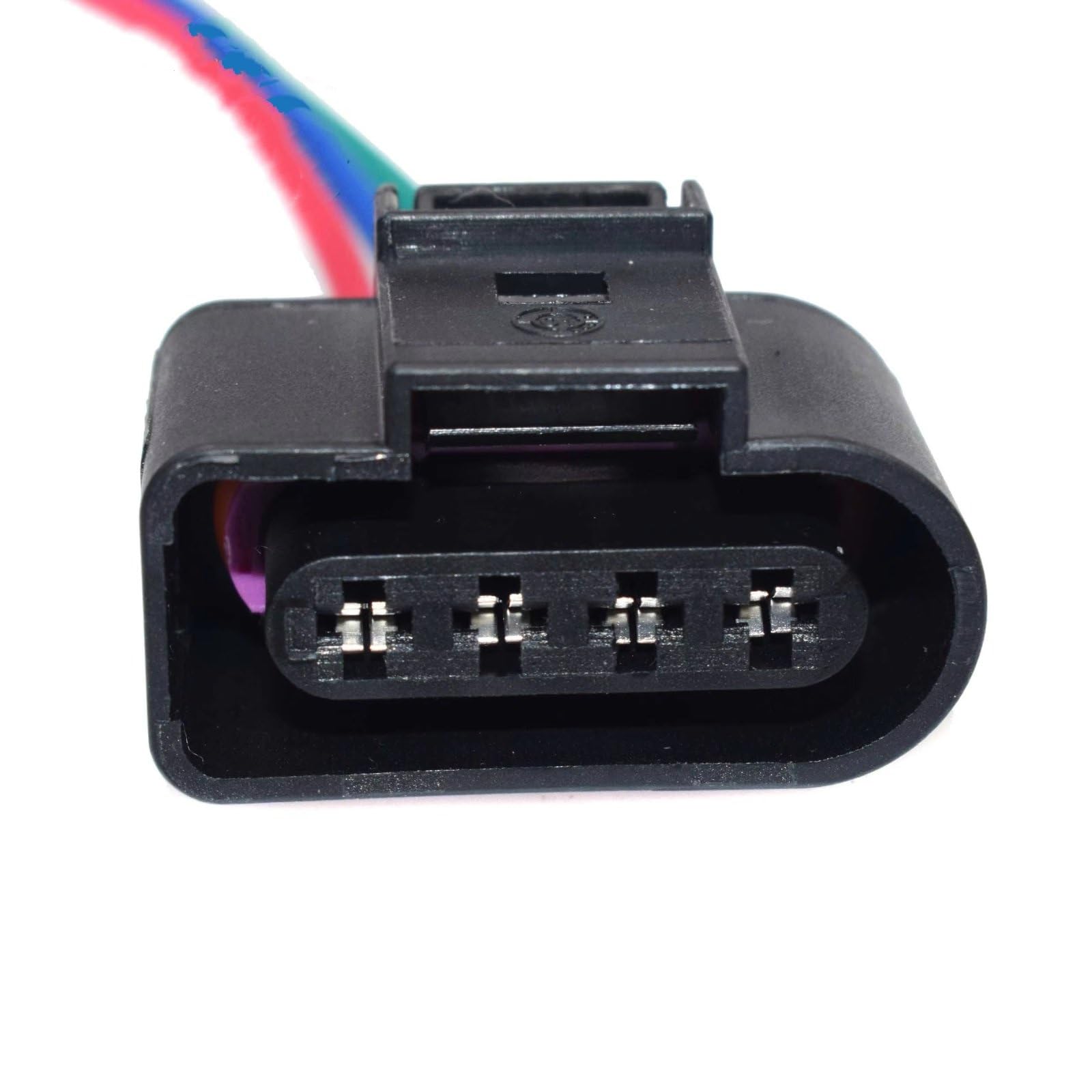 Kfz-Stecker für A3 Quattro 2.0T 2005-2014 und A8 4.2L 2004-2012, 6 Stück Zündspulenstecker-Kabelbaumstecker, Autoteile 4B0973724 (mit Kabeln)