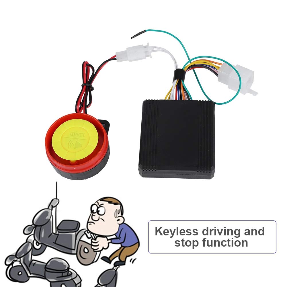Sistema Antifurto Per Moto 12V Con Doppio Telecomando – Allarme Acustico Impermeabile, Anti-interferenze, Avvio A Distanza E Spegnimento Senza Chiave
