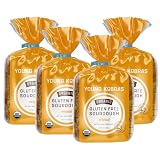 Young Kobras Organic, Gluten-Free Original Sourdough Bread 22oz (4-pack) - Allergen Friendly, Vegan, Gum-Free, Simple Ingredients...