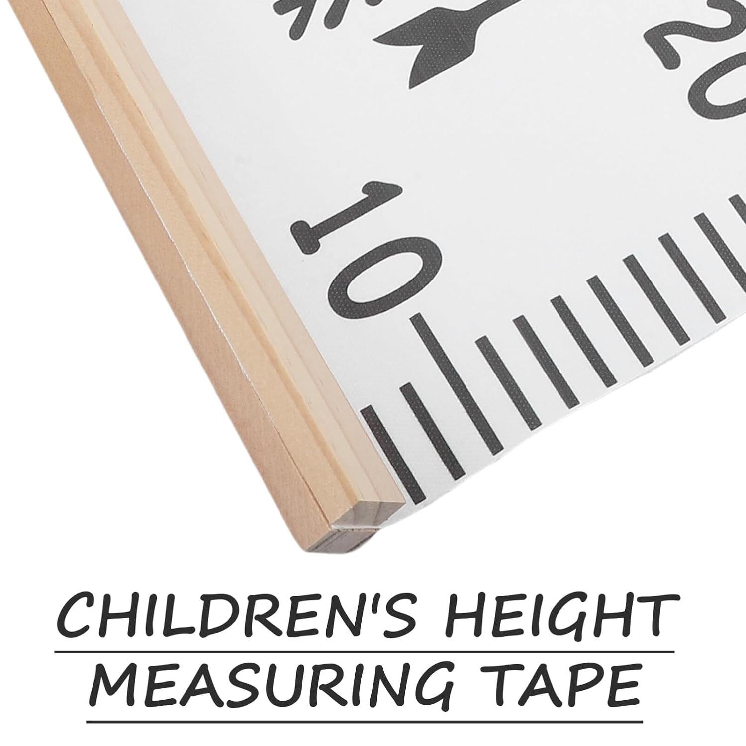 Ciieeo Wall Hanging Growth Height Chart for Boy Girl Removable Measuring Ruler Decor with Print and Cloth Material for Tracking Boy Girl Growth