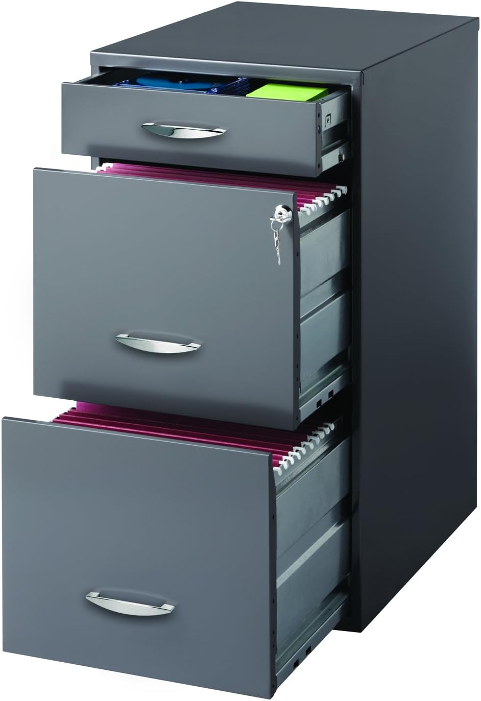 Office Designs 3-Drawer Vertical File Cabinet
