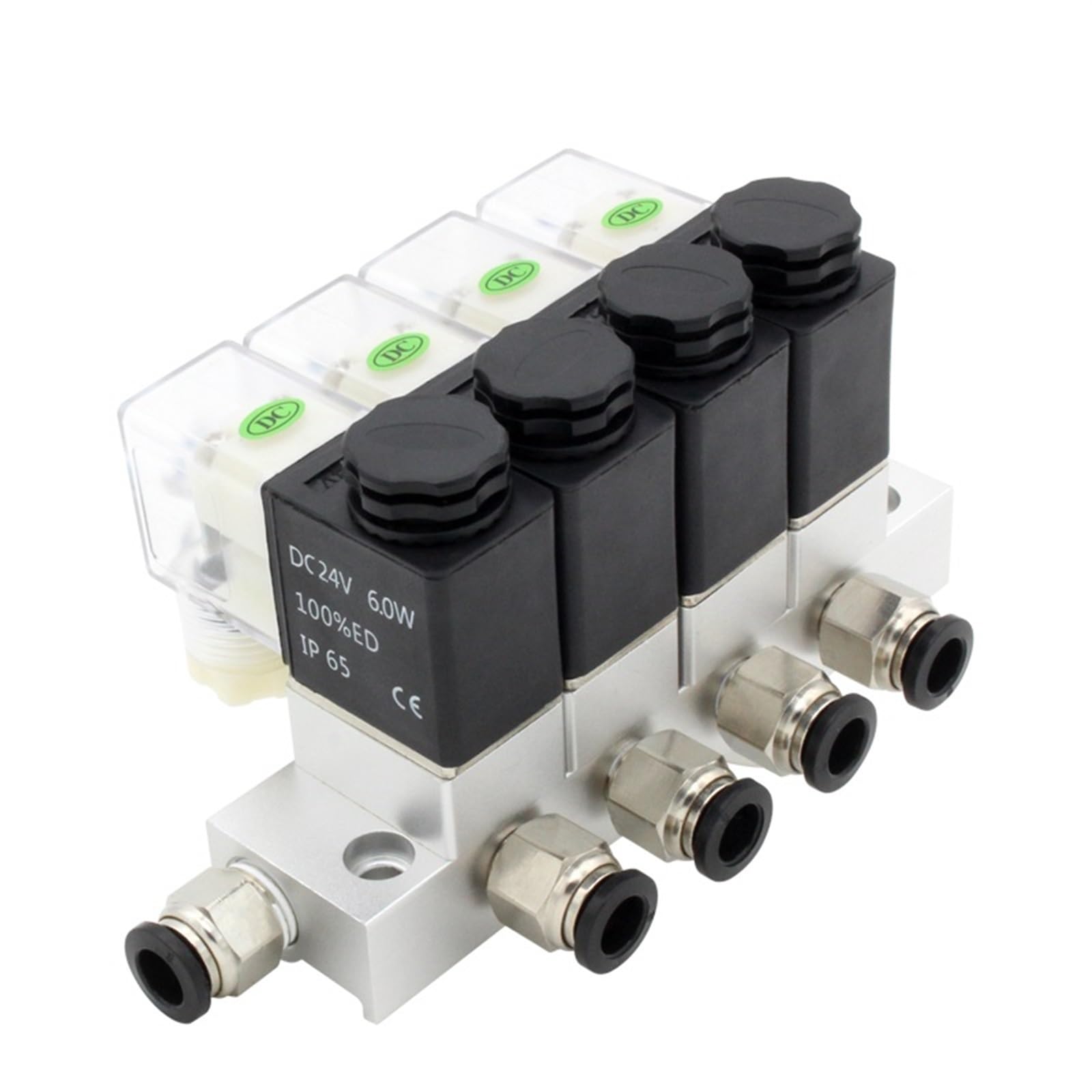 UWUKCJOKQ Solenoid Valve Normally Closed 2V025-06 AC220V DC12V24V multi-way combination type valve air magnetic Pneumatic 2V025-08