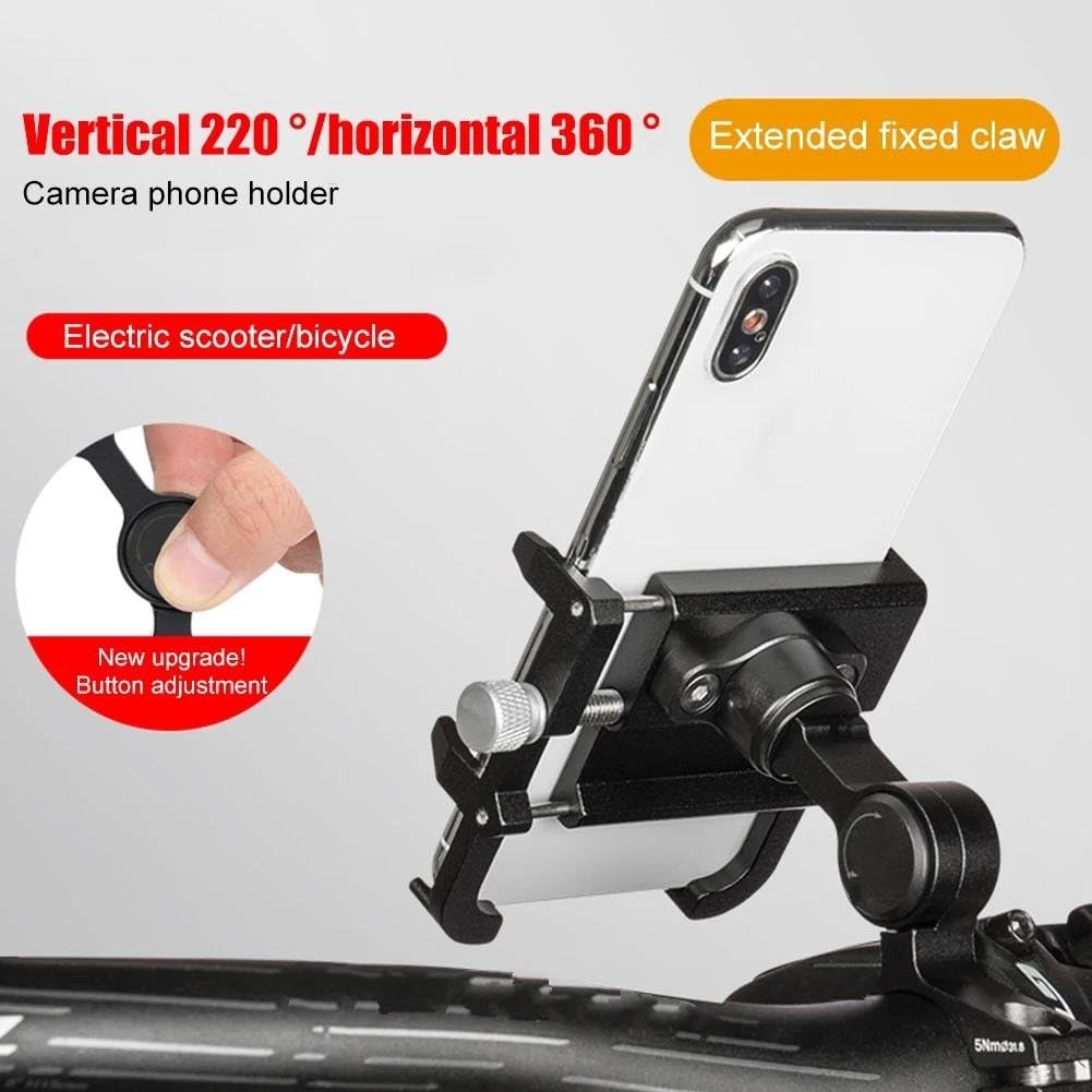 PLUS 21 Supporto Auto Per Supporto Telefono Bici Cellulare Regolabile Antiscivolo Moto Bike Supporto Telefono