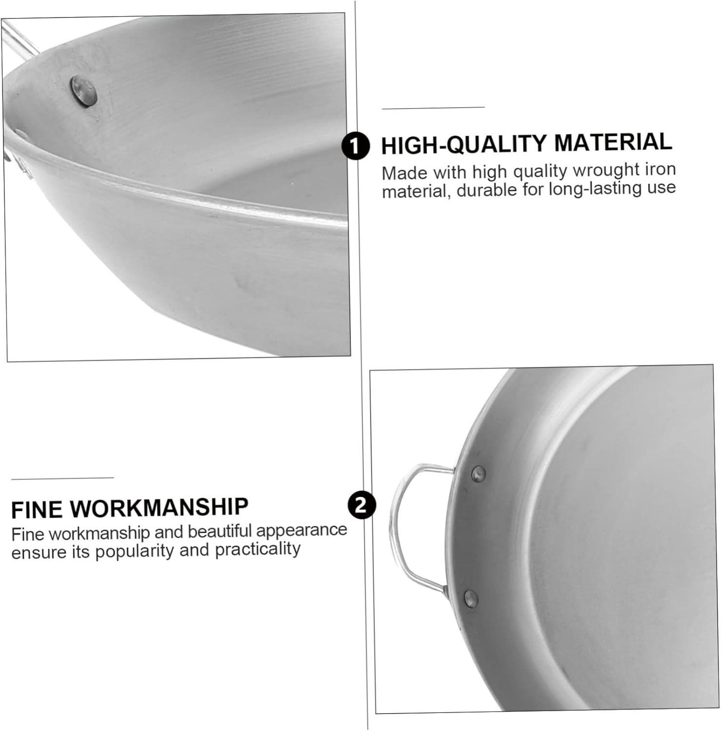 PRETYZOOM Barbecue Pot Steak Grilling Pan Household Iron Plate Outdoor Bbq Pan Grill