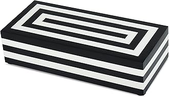 Handicrafts Home Concentrics Collection Storage Organizer Decorative Box Multipurpose Gift 10x4x2.5 inch