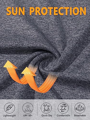 Magcomsen Womens Golf Shirt Long Sleeve Workout Shirts For Women Polo Collared Shirt Lightweight Sun Protection Uv Shirt Rashguard Women Dark Grey #TOP5
