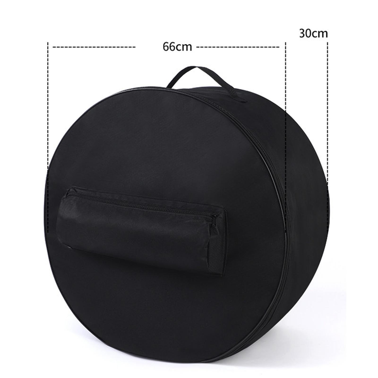 Borsa Tamburo Snare Drum Custodia Protettiva Percussione Copertura Oxford Cloth Trasporto Manico Resistente Imbottita Protezione Urti Adatta per Regal, 22 24 Inch