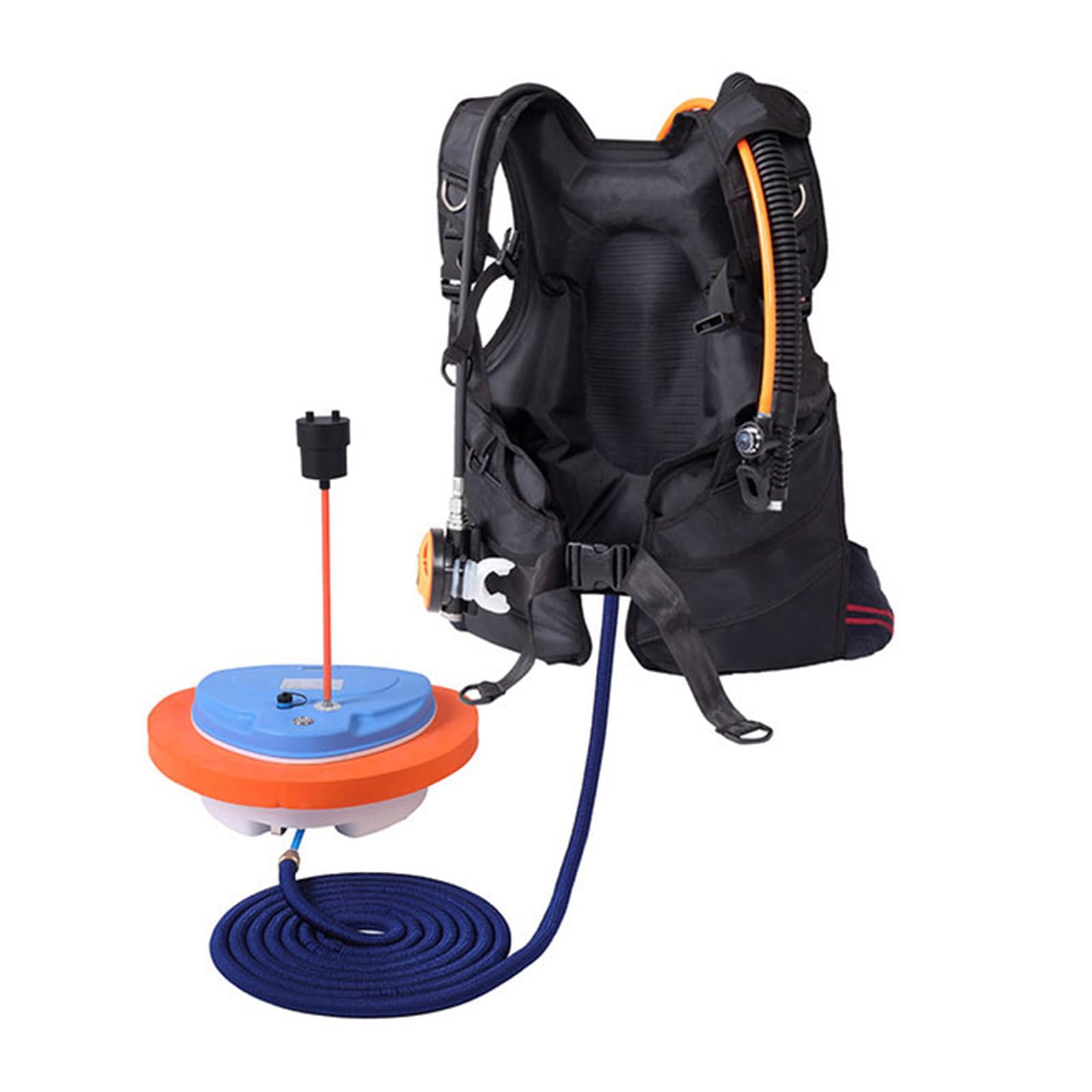 GOYOJO Scuba Diving Ventilator System Air Buddy Equipment Portable Rechargeable Dive Lungs Mobile Ventilator for Underwater Snorkeling