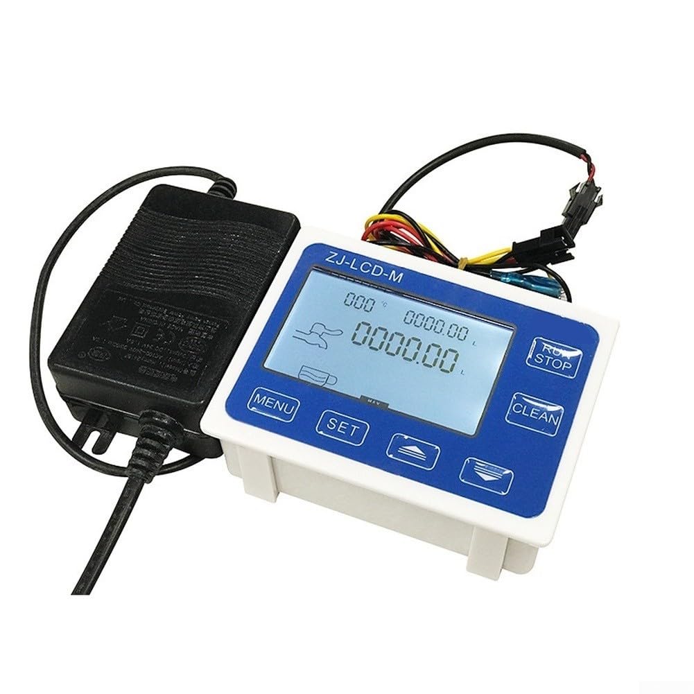 Capteur de débit numérique intelligent 6,35 mm, écran LCD, compteur de débit d'eau, signal d'impulsion DC12 V, contrôleur de débit quantitatif pour hydraulique