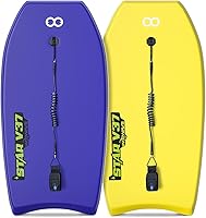 Vista 1 de WOOWAVE Bodyboard 2-Pack 333742-inch Premium Body Board with Coiled Wrist Leash, EPS Core and HDPE Slick Bottom, Super Lightweight Board, Perfect