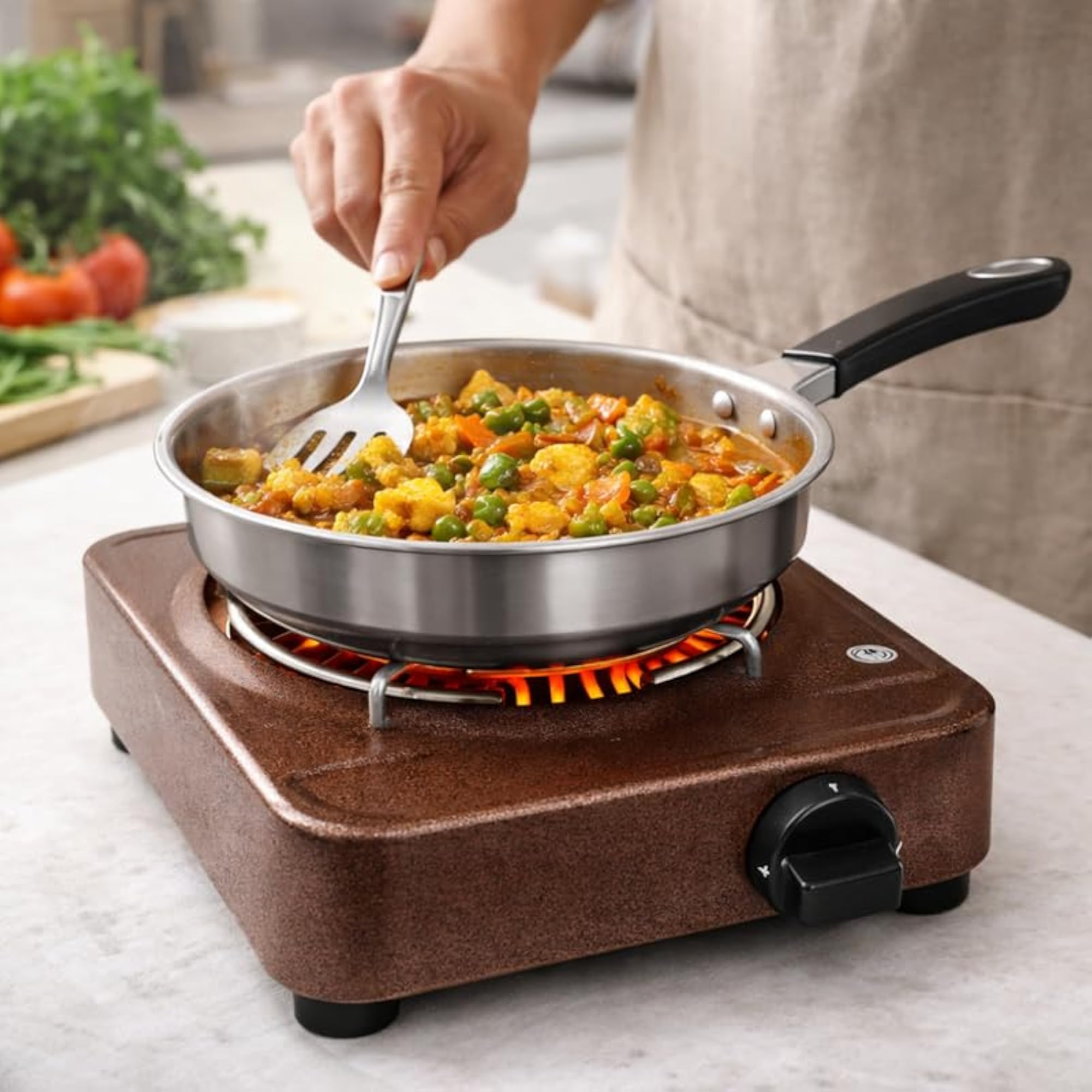 2000W Electric Hot Plate, Portable Cooking Solution