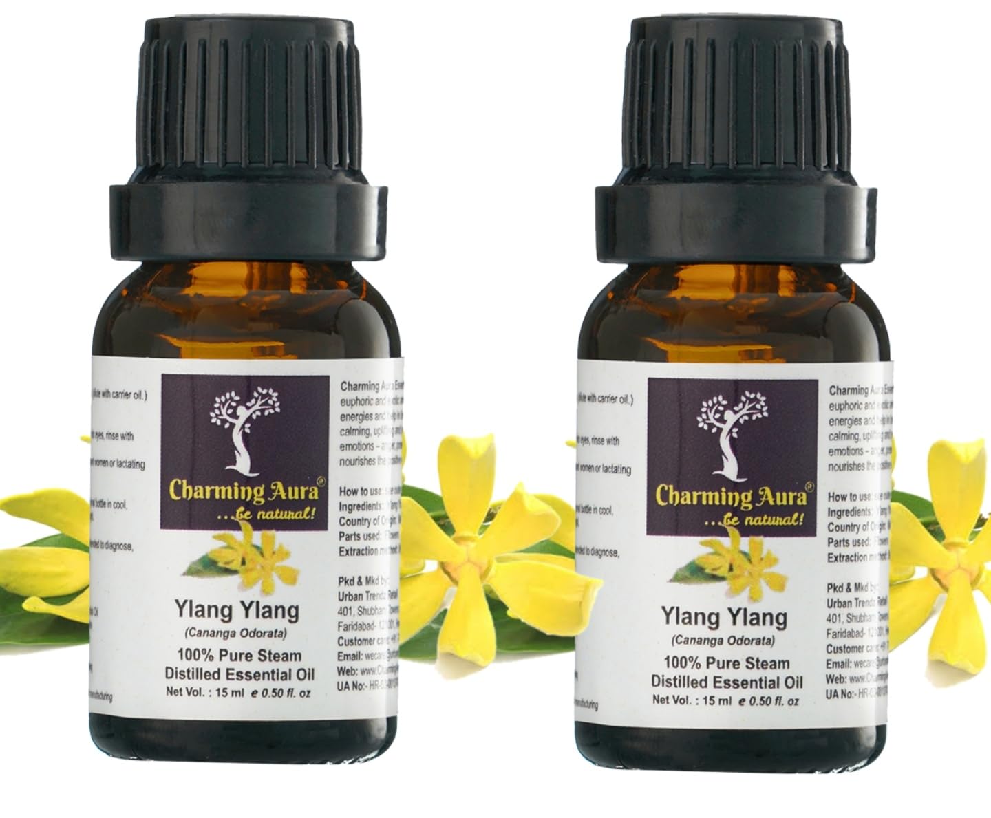 Pack of 2 Ylang Ylang Essential Oil for Skin Care, Hair Growth, Immunity, Face, Body, and Aromatherapy. 100% Pure, Natural Therapeutic Grade (15ml each) (Ylang Ylang) (B0BX9S9SPW) Amazon Price History, Amazon Price Tracker