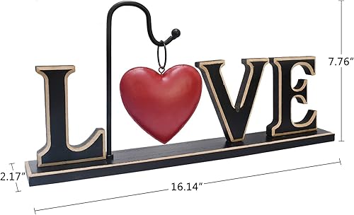 Miniatura 6 de Letrero decorativo de madera con letras de bloques de letras independientes, centro de mesa de madera, mantel rústico, decoración de chimenea para