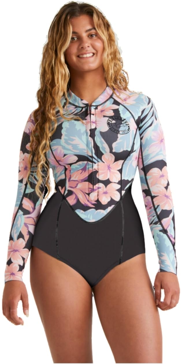 BILLABONG Womens Salty Days Natural 2mm Long Sleeve Springsuit - Nights In Paradise