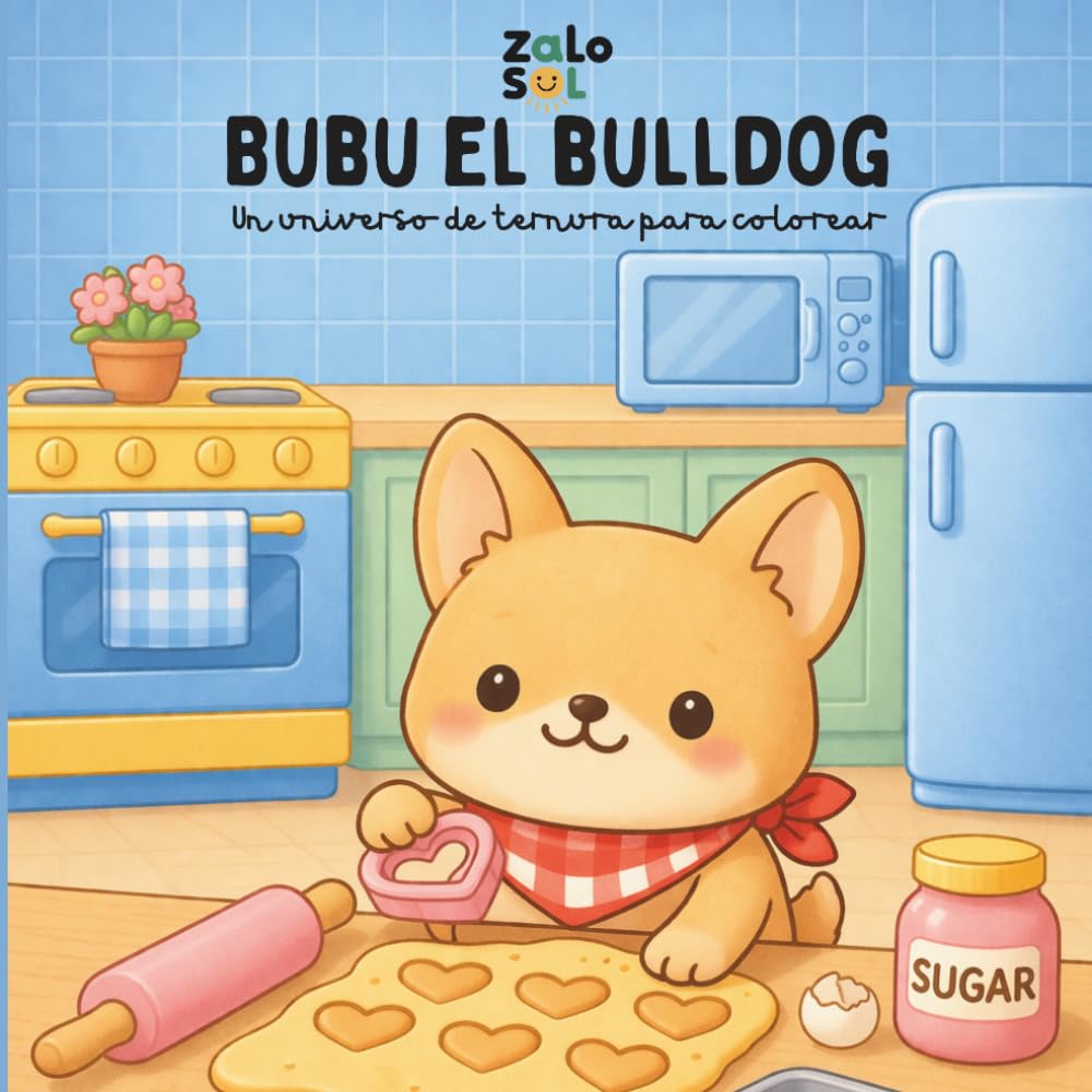 Libro para Colorear de Bubu la Bulldog Francés: Un universo de ternura que incluye 40 dibujos tiernos y relajantes para niños, adolescentes y adultos. Actividad antiestrés con ilustraciones adorables.