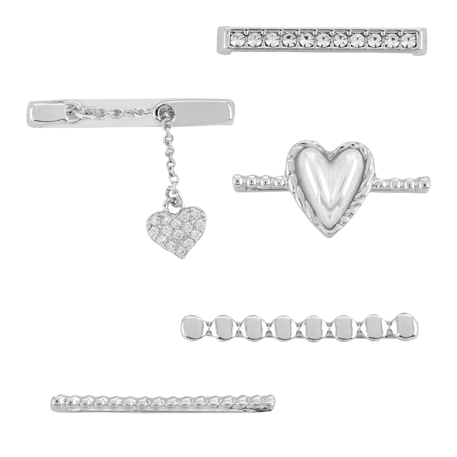 Love Land Silver Ring Watch Charm-image-32