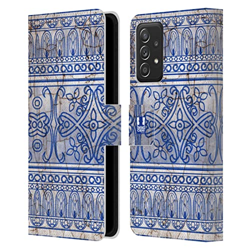 Étui portefeuille Galaxy A53 5G cuir Head Case Designs housse antichoc motif chinois