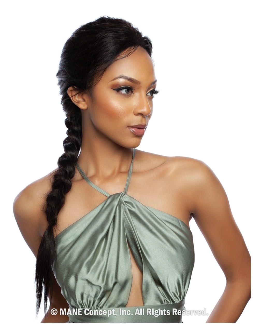 Straight Human Hair Wig by Mane Concept