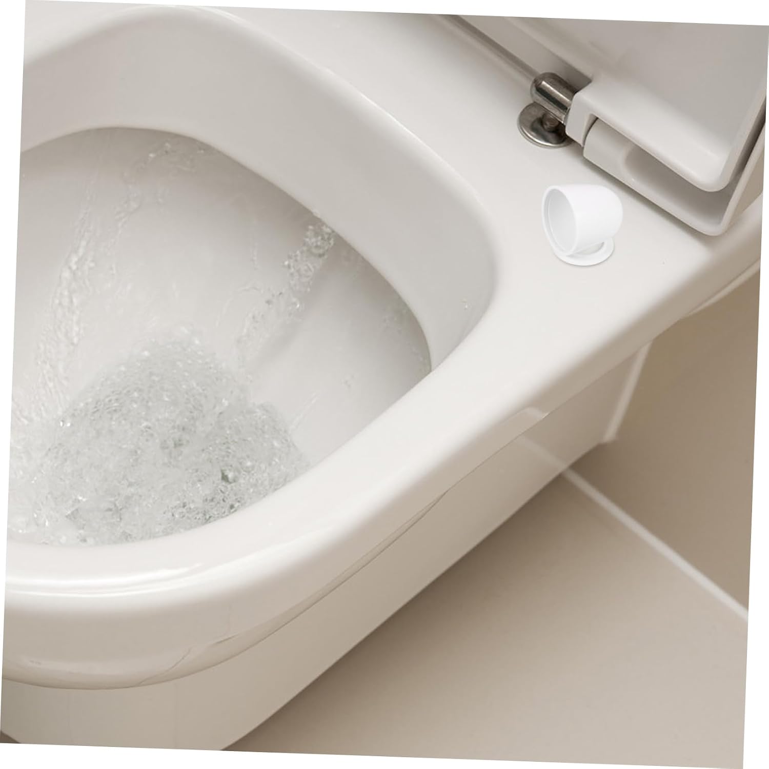 OSALADI 6pcs Decorative Toilet Bolt Caps Fit Plastic Toilet Screw Covers for Easy Installation Enhancing Bathroom Decor White