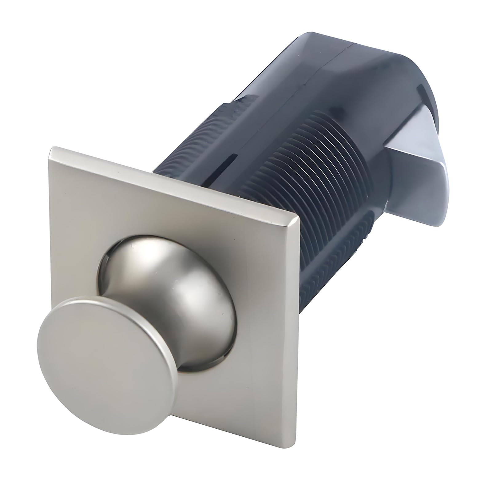 to Open Keyless Cupboard Drawer Push Button Latches Knob Resistant Flush Mount Cabinet Latches Cabinet Push Button