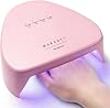 Lámpara UV compacta de viaje Makartt para esmalte en gel: secador de uñas enchufable con curado flash de 5s, modo 99s para geles oscuros gruesos, sensor automático, 4 temporizadores y 18 LED para principiantes hogar DIY regalo (Rosa) 1