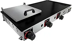 Chapa Para Lanches Semi Profissional 2mm 80x40 C/prensa