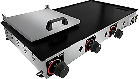 Chapa Para Lanches Semi Profissional 2mm 80x40 C/prensa