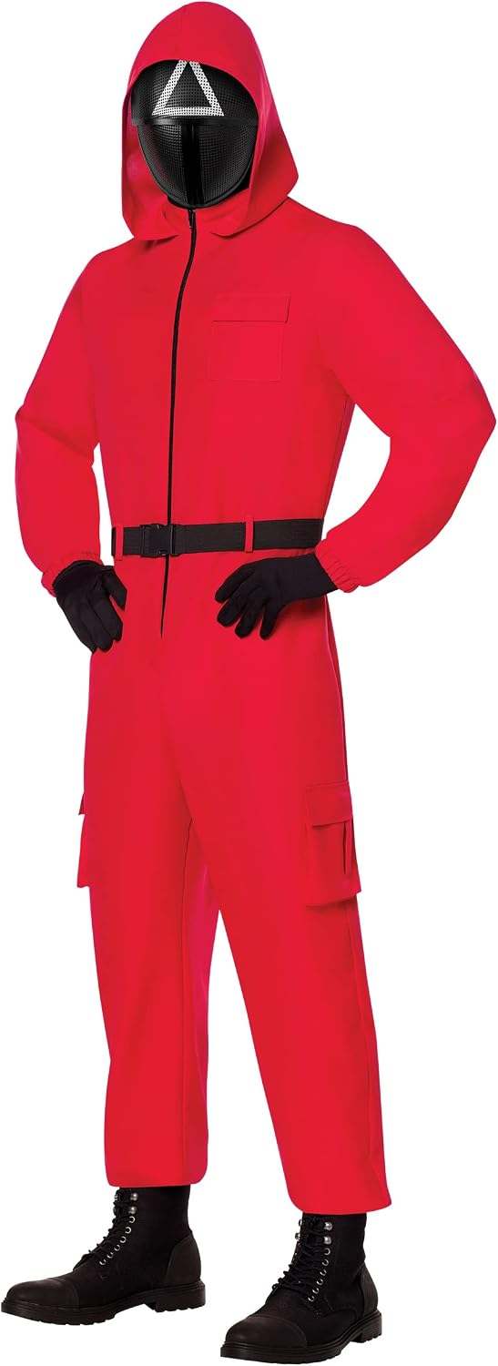 Spirit Halloween Squid Game Adult Guard Costume | Officially Licensed | Group | TV and Movie