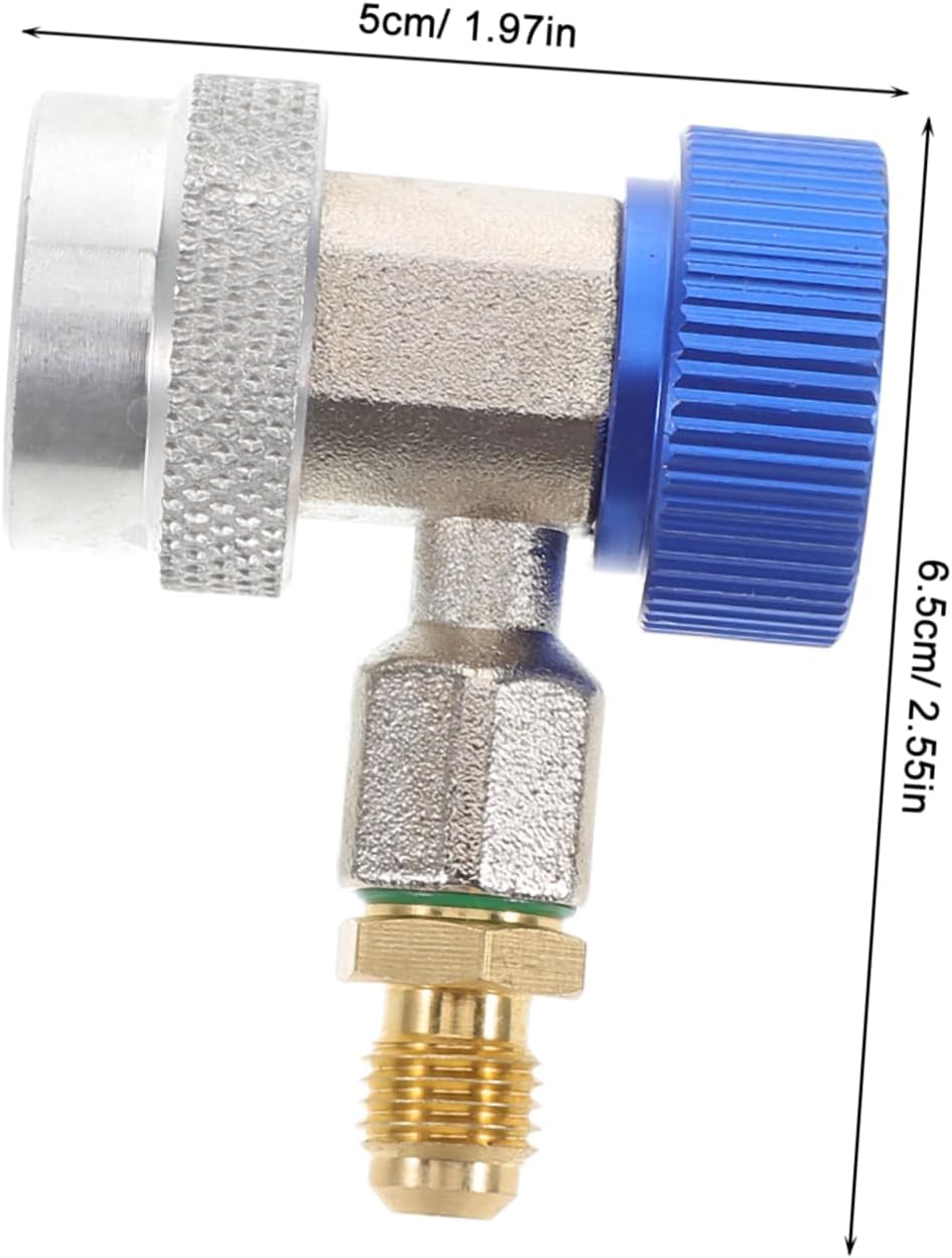 Cabilock Quick Coupler Adapter for Car Systems Durable Copper Connector for Efficient Recharge and Maintenance Easy Quick Connect Design for Versatile Use