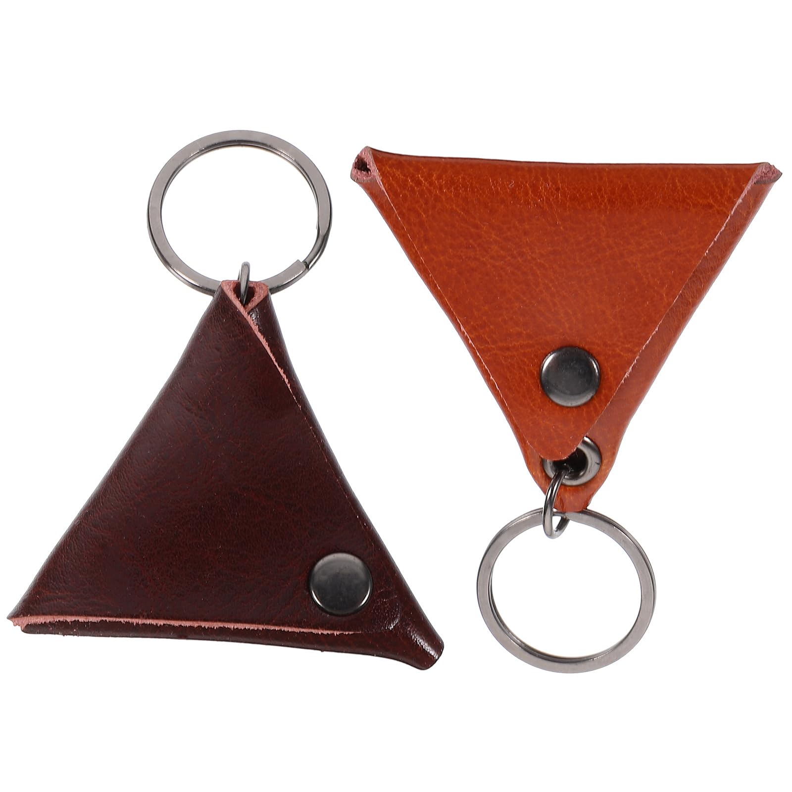 ifundom 2pcs Guitar Picks Holder PU Leather Picks Keychain Organizer Holder Case Storage Pouch Box Plectrums Bag Acoustic Electric Guitar Accessories Stuff