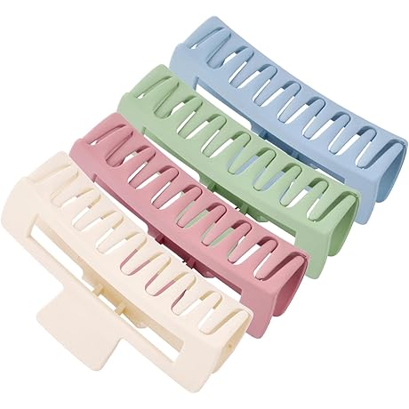 XL Claw Clips for Thick Hair - Pastel Hues