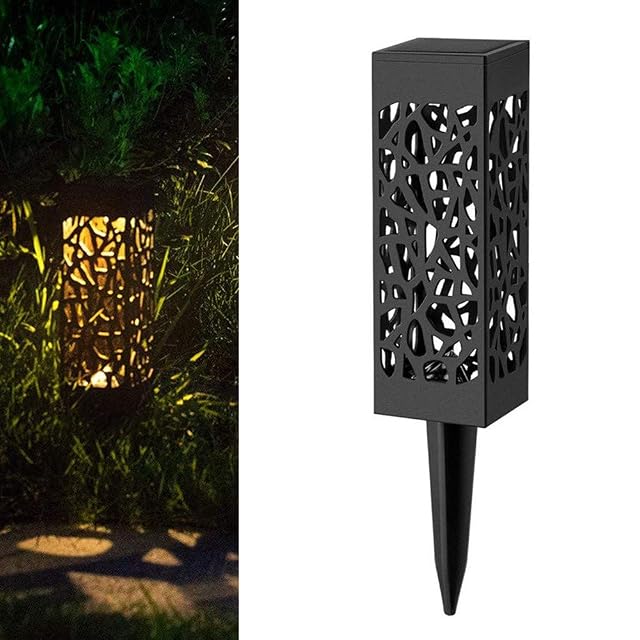 Juesi Solar Powered LED Garden Lights Automatic Led for Patio Pathway Yard and Garden 1pc